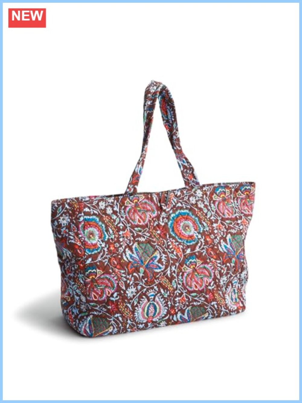 Quilted Cotton Hobo Tote Bag - Premium Cotton, Machine Washable
